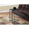 Monarch Specialties Accent Table - Espresso / Bronze Metal I 3088 - alternate 3